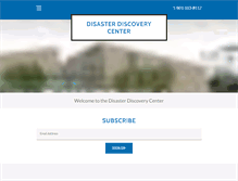 Tablet Screenshot of disastersafetymuseum.org